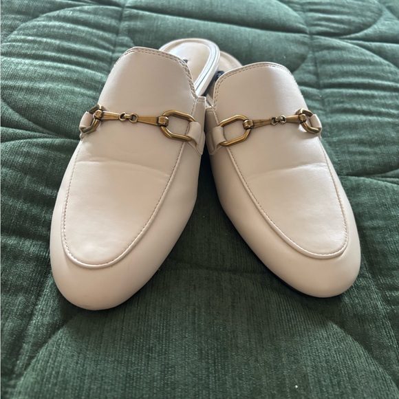 Nine West Shoes - White Mule Loafers | Nine West